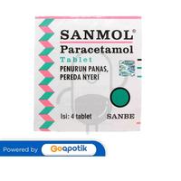 Gambar SANMOL 500 MG STRIP 4 TABLET dari Apotek Rejeki Sidoarjo by GoApotik Kab. Sidoarjo 2 Tokopedia