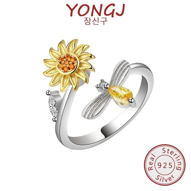 925 Silver New Simple Versatile Variety Spinning Ring