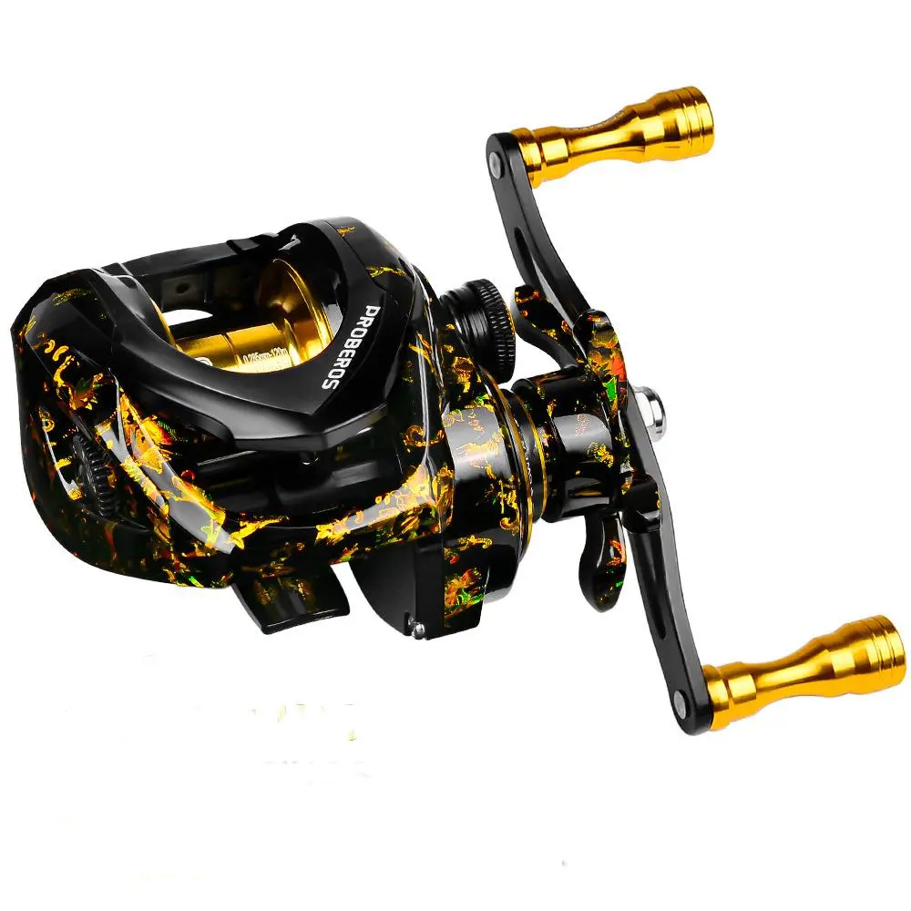 Baitcasting Reel, 7.2:1 Gear Ratio Fishing Reel, Metal Spool 17.64LB Max Drag Bait Casting Wheel, Magnetic Brake System Fishing Accessories