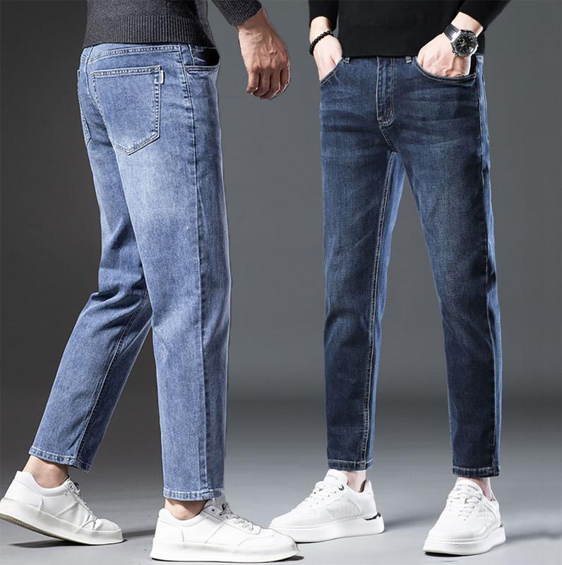 Quần Bò Jeans Nam Skinny Co Giãn REDTIMISM Quần Rin Dài Nam Trơn 04 Màu Chuẩn Form Dễ Phối Đồ Menswear Pants Có Túi