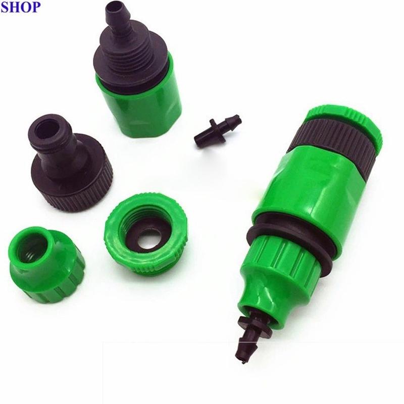 Bộ Nối Nhanh Kèm Khớp Nối Với Vòi Nước Tưới Cho Hệ Thống Tưới- Ống 6-8mm ạ