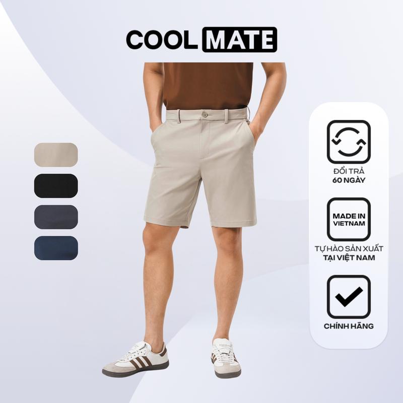 Quần Shorts Nam Kaki Excool Siêu nhẹ - Co giãn - Chống UV - Coolmate