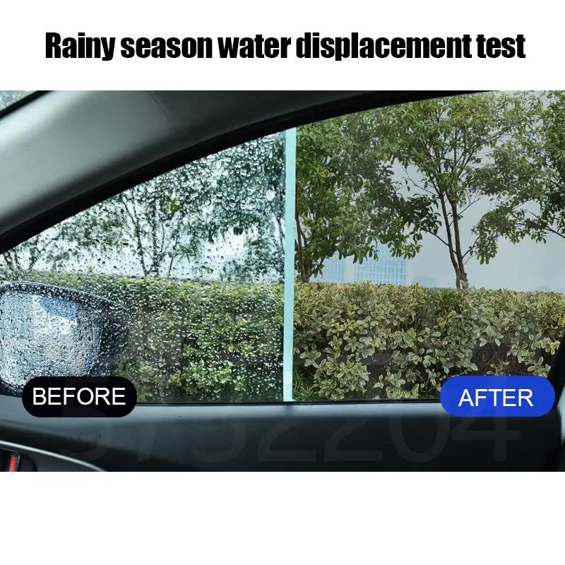 200ml Car Water Repellent Spray (2 Counts), Anti-rain Coating Spray For Car Glass, Hydrophobic Cars Liquid Windshield Spray 5