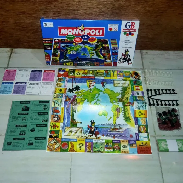 MAINAN MONOPOLI 5 in 1 (GB) INTERNATIONAL