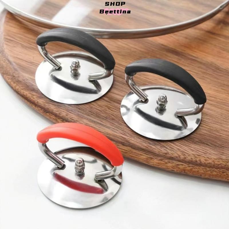 Product Introduction of Tay cầm nắp nồi đa năng có vít - Tay cầm silicon bằng thép không gỉ - Chịu nhiệt, Chống bỏng, Chống trượt -BEETT 0
