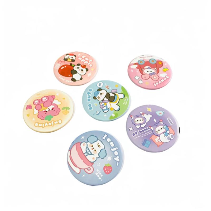  Gương Mini Cầm Tay Đáng Yêu - Gương tròn bỏ túi tiện dụng 