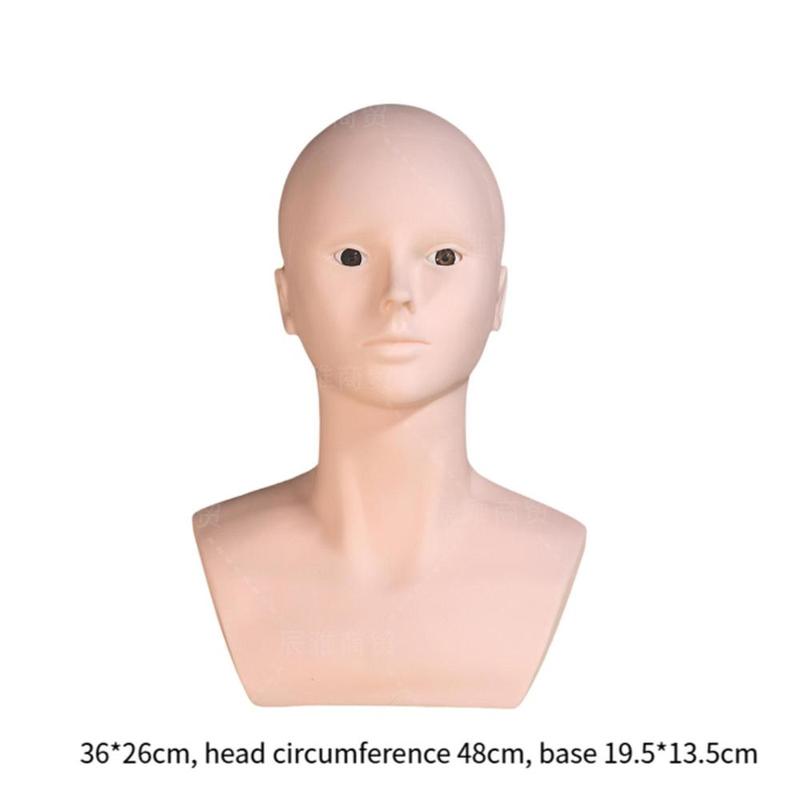 Product Introduction of Mannequin Bald Head Display for Wig Making Styling Professional Wig Holder 0