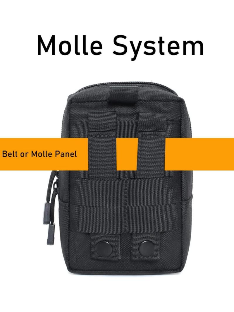 Product Introduction of Tactical Compact Water-resistant EDC Pouch, Molle Pouch, Bag Insert for Outdoor Camping Hiking 3