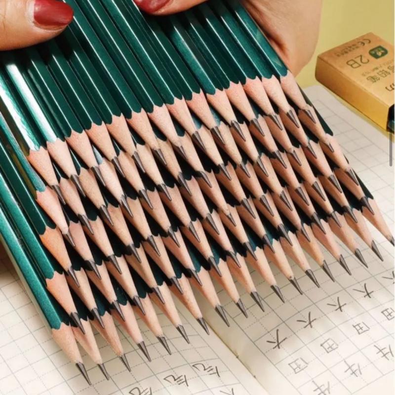 Bút chì deli 2B , bút viết chữ Hán cho người mới
