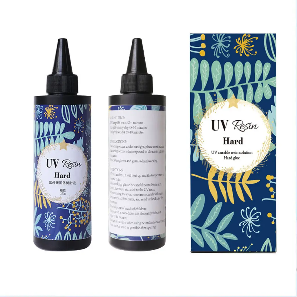 【Ready Stock】 Clear UV Resin Hard Type Ultraviolet Solar Quick Curing Epoxy Resin Glue