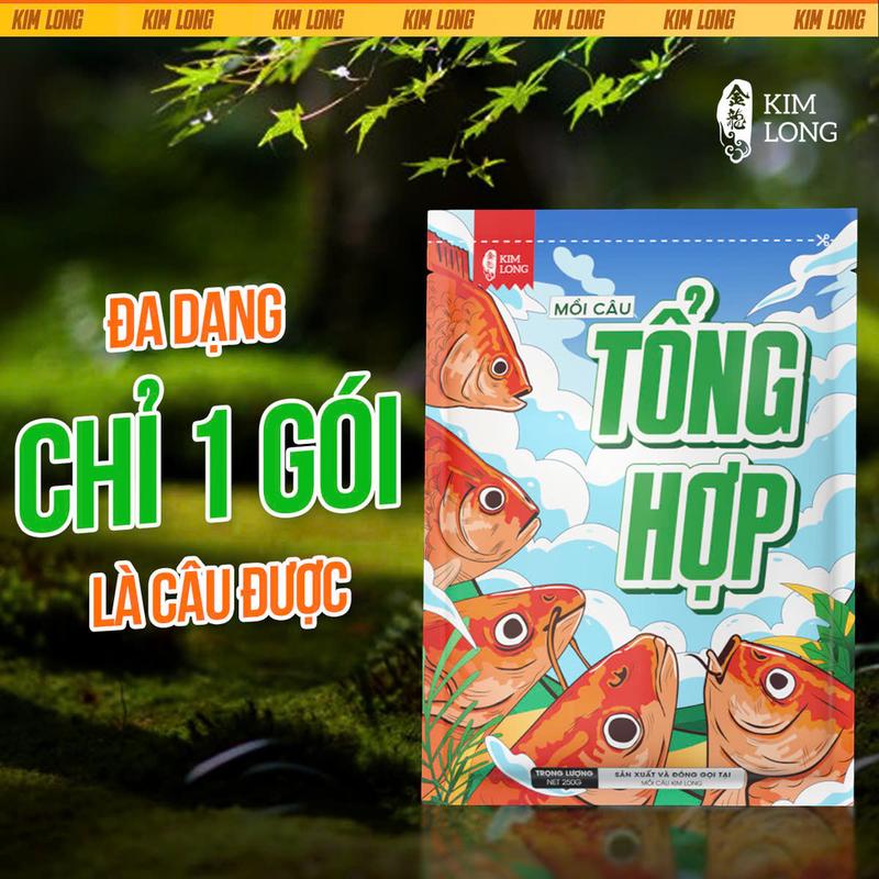 Mồi Câu Tổng Hợp KIM LONG, Chuyên Câu Cá Phi, Chép, Trôi - Đồ Câu Công Biện