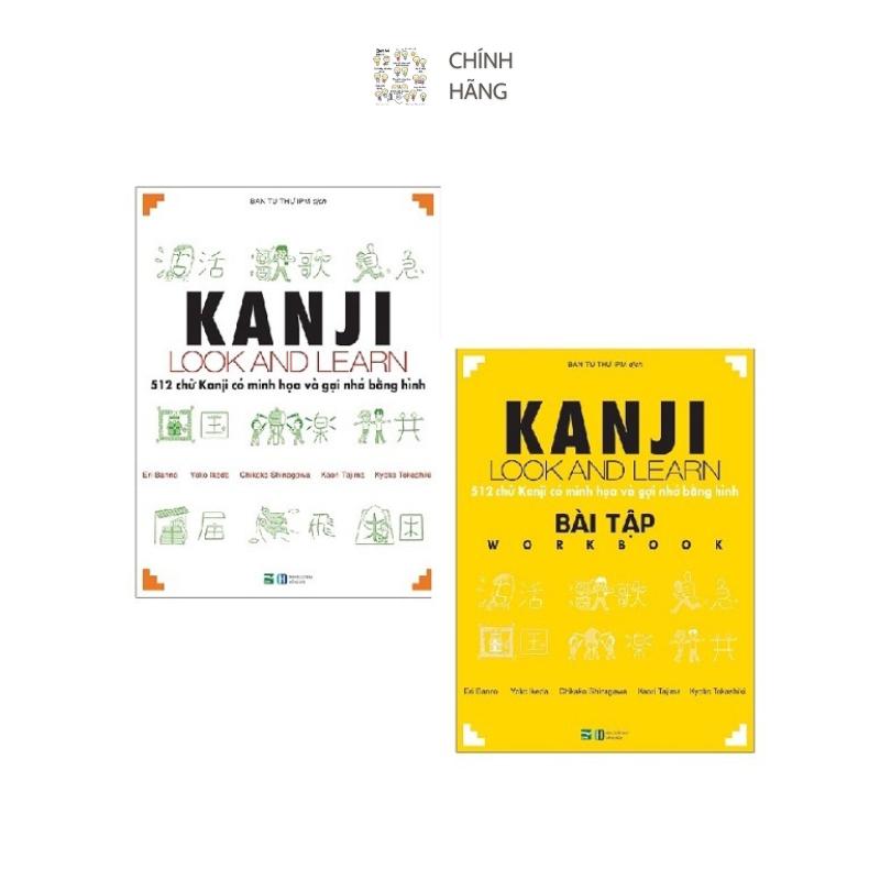 Sách - Combo 2c Kanji Look And Learn N54 (Kanji 512)