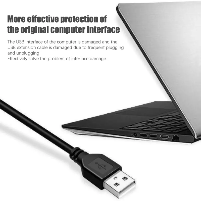 Cáp mở rộng cáp USB 2.0, Dây truyền dữ liệu có dây 0,6m / 1m / 1,5m, Tốc độ cực cao, Thích hợp cho máy chiếu hiển thị, Cáp mở rộng dữ liệu 1