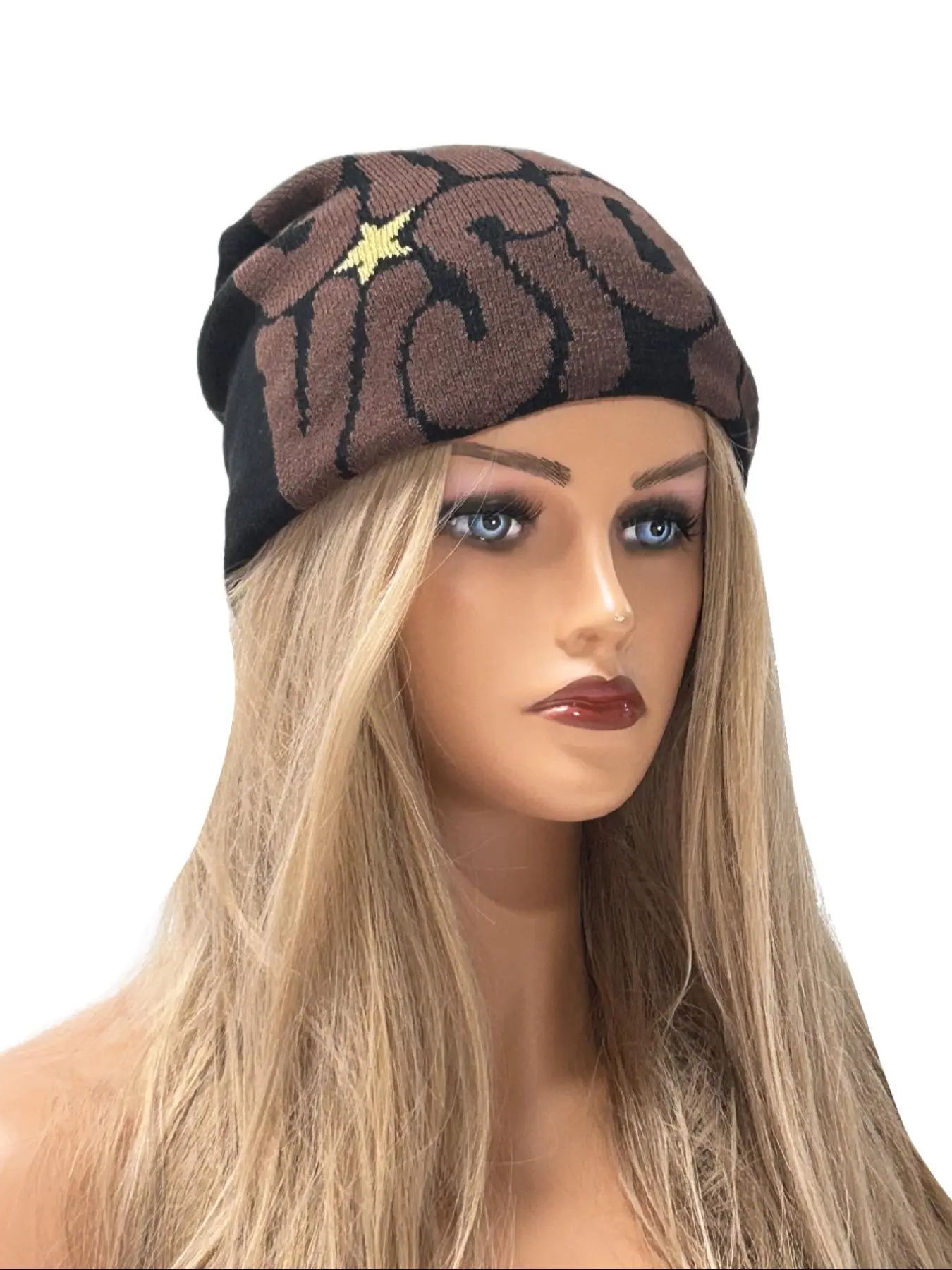 Letter Pattern Beanie, Outdoor Winter Hat For Men & Women