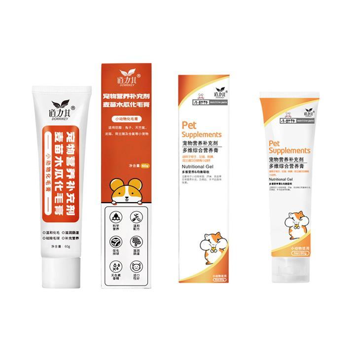 Product Introduction of Dorrikey Pet Supplement Nutritional & Hairball Gel For Hamster Rabbit Chinchilla 2