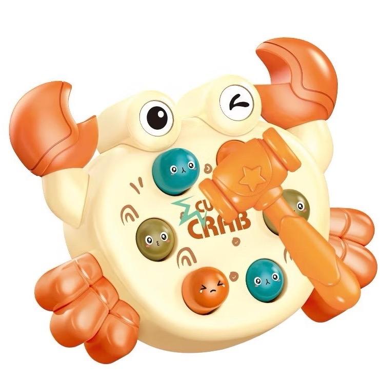 Đồ chơi vận động đập búa hình con cua cho bé 3