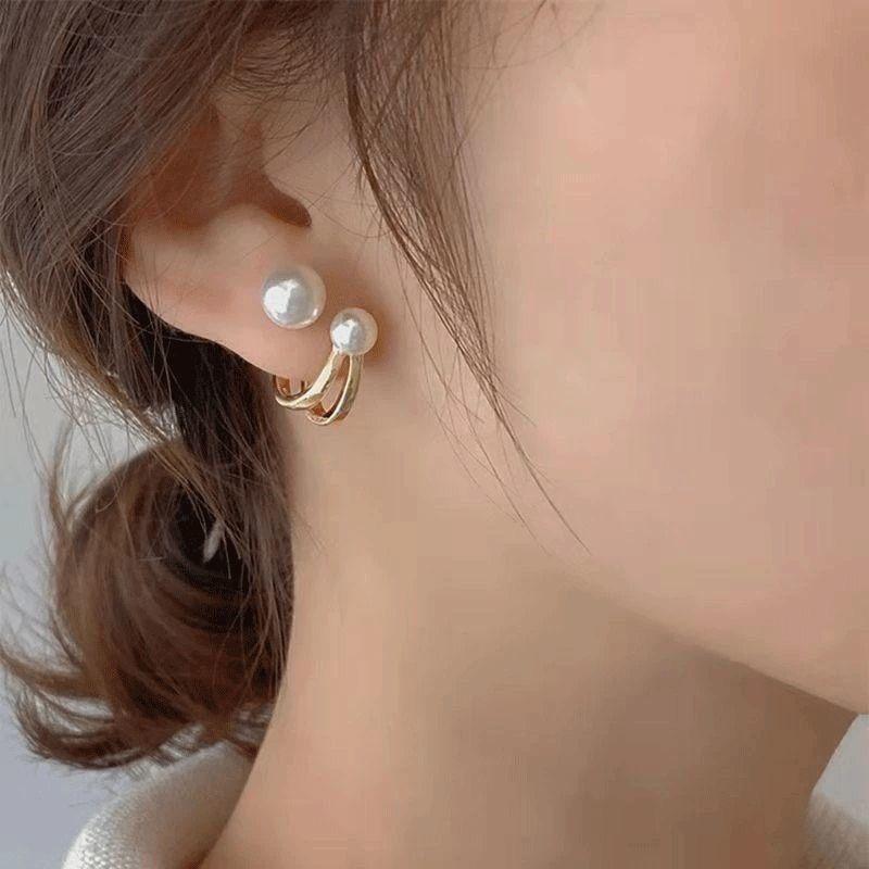 Anting Tindik Anting Simple Elegant Aksesoris Wanita AT300 0