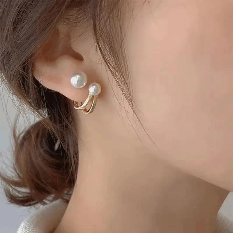 Anting Tindik Anting Simple Elegant Aksesoris Wanita AT300 0