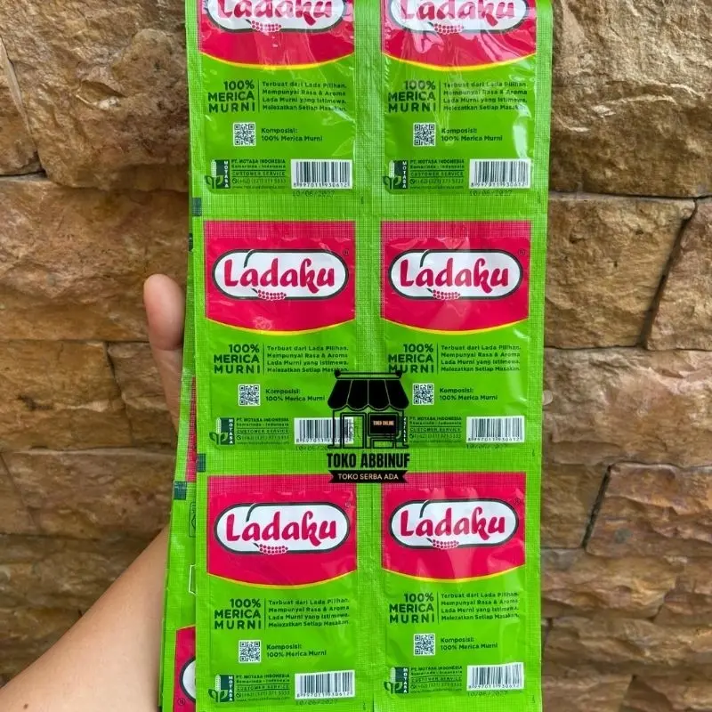 12 PCS - LADAKU MERICA BUBUK SACHET ( 1 RENCENG )