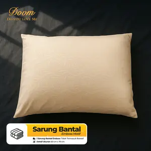 Sarung Bantal Hotel Premium 50x70 – Sarung Bantal Motif Embosh Bahan Nyaman dan Adem