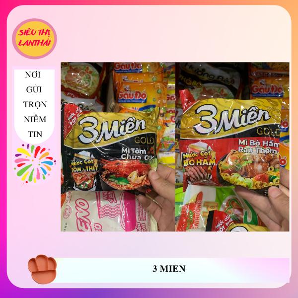  MÌ TÔM BA MIỀN GOI 75G  Combo 5 10  