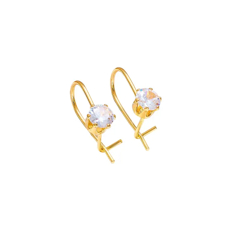 281E Anting Titanium Wanita Anti Karat Dan Anti Luntur Asli Dewasa Panjang Silver Jewerly Ori Tidak Selamanya Tusuk Emas Muda 6