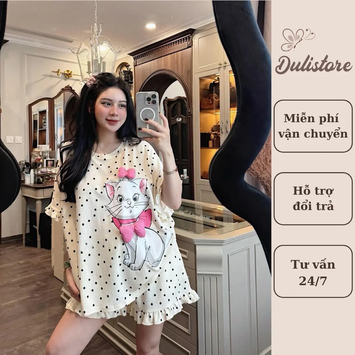Đồ Bầu Bộ Đồ Bầu Mặc Nhà Cho Mẹ 50-70kg