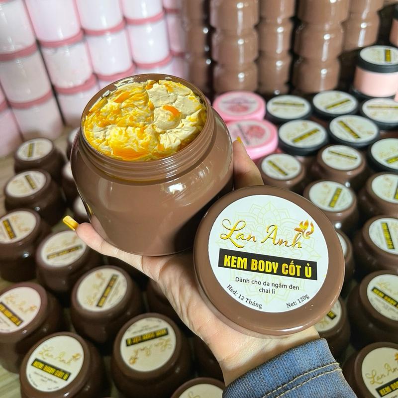 Combo 2Hủ x120g Kem Body Cốt Ủ Siêu Tẩy Mạnh Dành Cho Da Ngâm Đen Chai Lì Làm Đẹp Da  Nữ Dưỡng  Da Body