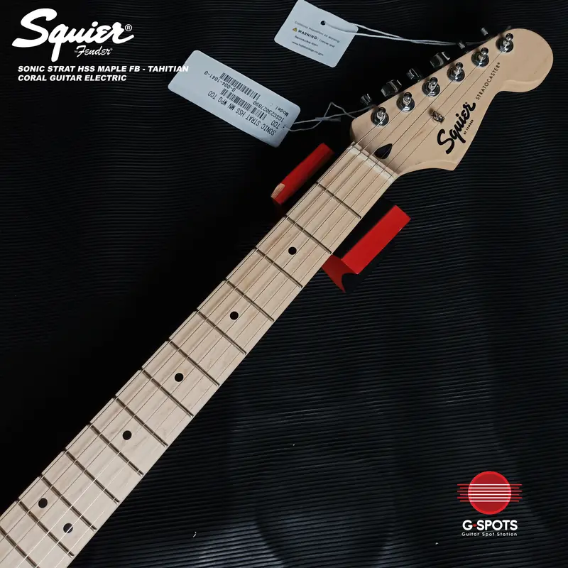 SQUIER SONIC STRATOCASTER HSS MAPLE FB GUITAR ELECTRIC - THC 3