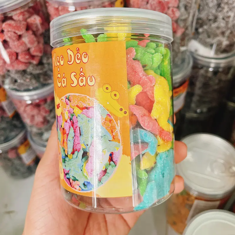 Kẹo Dẻo Cá Sấu Vị Trái Cây Đà Lạt, hộp 300g chua ngọt siêu ngon MTFoods 3
