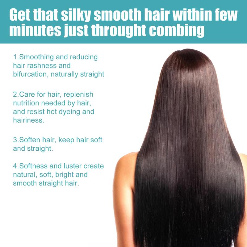 Eelhoe-hair straightener cream, straighteningstraight hair softener cream, hair care, protein correction, straight hair cream, keratin correction, silky light, 60ml, replenish nutrients and hair moisture, improves dryness and branched ends 8