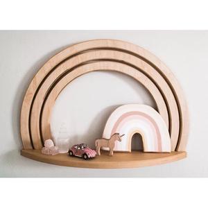 ￼PL77 พร้อมส่ง ชั้นวางของติดผนัง วางต้นไม้ ของตกแต่ง อเนกประสงค์ ทำจากไม้ยางพาราเกรดA สวยงาม แข็งแรง