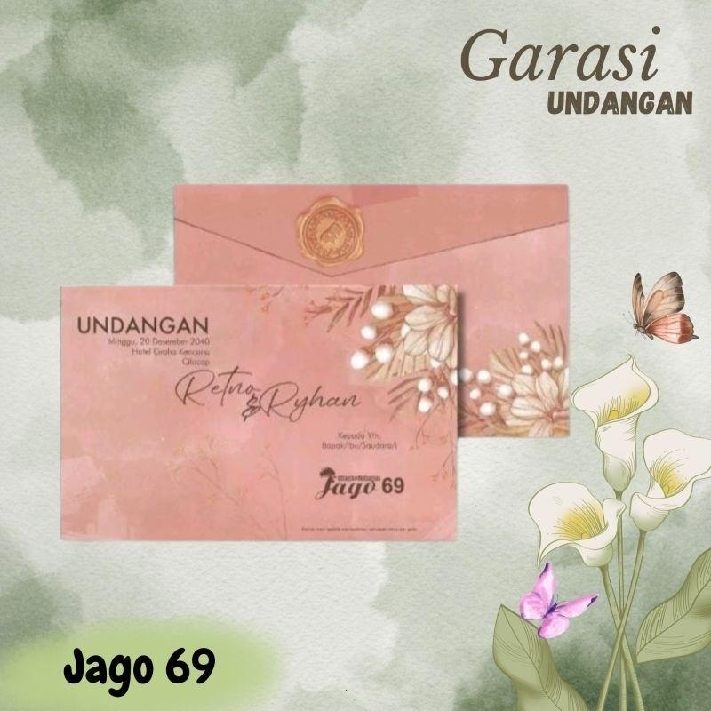 Undangan Pernikahan PROMO Terbatas JAGO 69   | Paket Lengkap Elegan Modern Paket Lengkap 100 PCS Gratis Label & Plastik - JanjiKita | Default