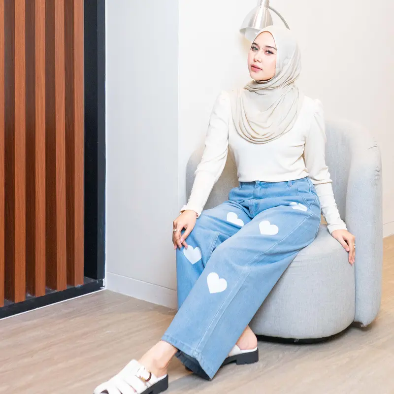 CDCModels Lifzita Jeans Pants - Bawahan Wanita Jeans Motif 6
