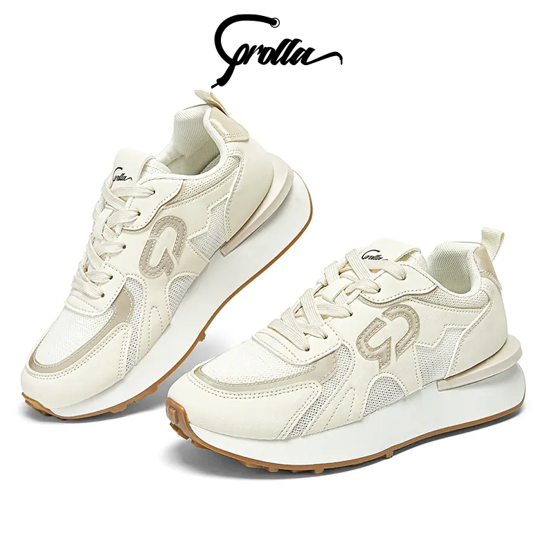 Corolla Giày Thể Thao Sneaker Nữ  Fashion Phong Cách Hàn Quốc Giày Di Học Dế Cao 4.5CM Chống Trượt Dộ Co Giãn Cao Kháng Khuẩn Thoáng KhíGiày Giày Lười Dồ Hot Trend Shoes【Nên mua kích cỡ lớn hơn】