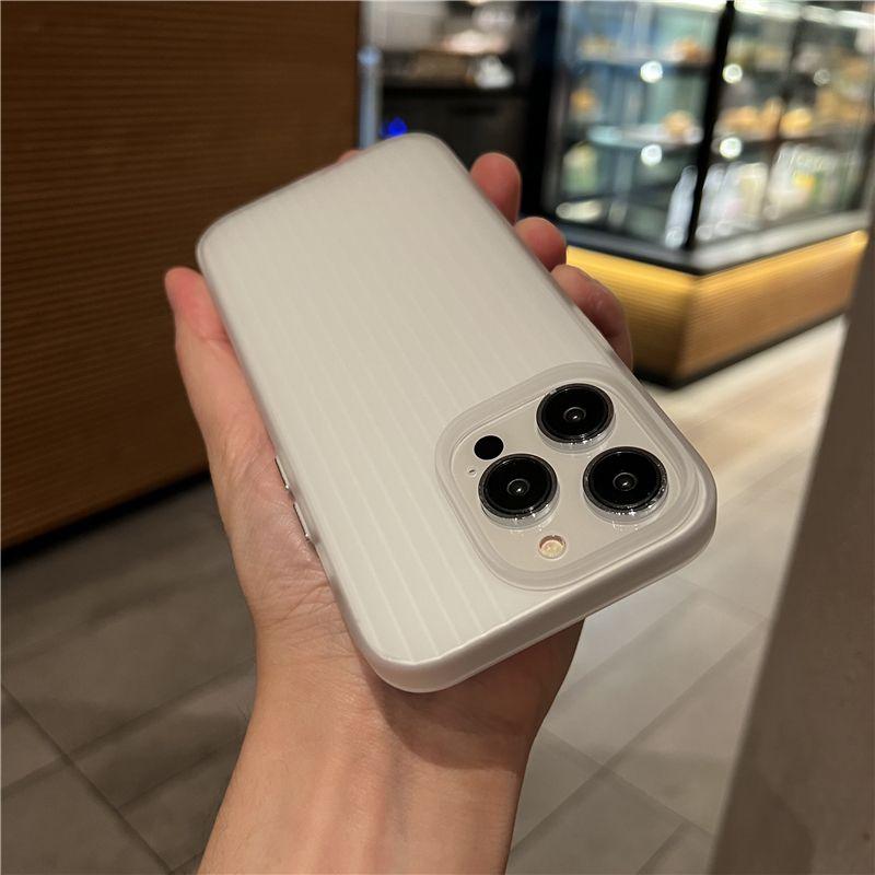 Product Introduction of Ultra-Thin Corrugated Translucent Frosted for Apple 15promax Phone Case Iphone14 New 13 Drop-Resistant Soft Cover Protection Protective Smartphone Cellphone Protector Casing Screen Protector Shockproof 2