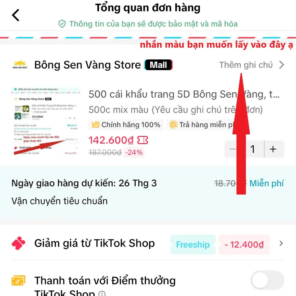 9A Mix Theo Yêu Cầu (Ghi chú trên đơn)