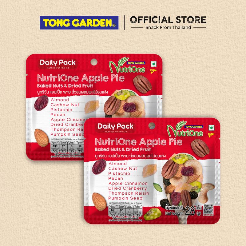 TONG GARDEN HỖN HỢP HẠT VÀ TRÁI CÂY SẤY – BÁNH TÁO 28G 1