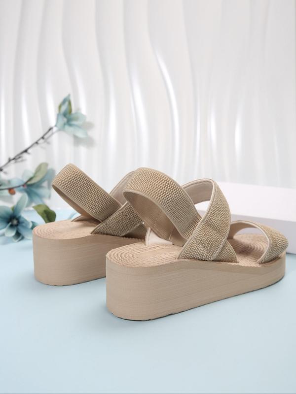 Women's Fashionable Minimalist Sandals, Casual Comfortable Lightweight Sandals for Beach, All-match Sandals for Daily Wear, Walking Shoes 8