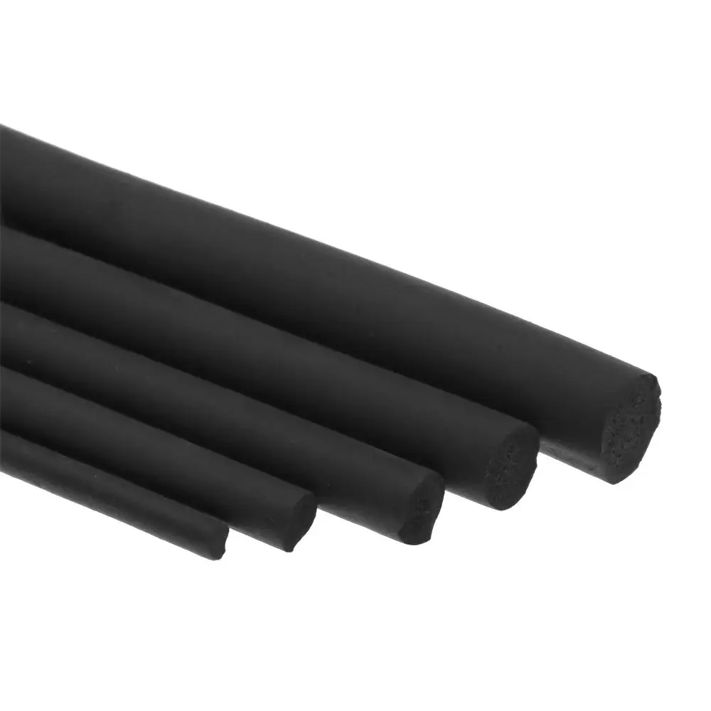 5M Flexible Rubber Foam O Shape Heat Resisting Draught Excluder Seal Strip Weatherstrip Car Door Edge Protector