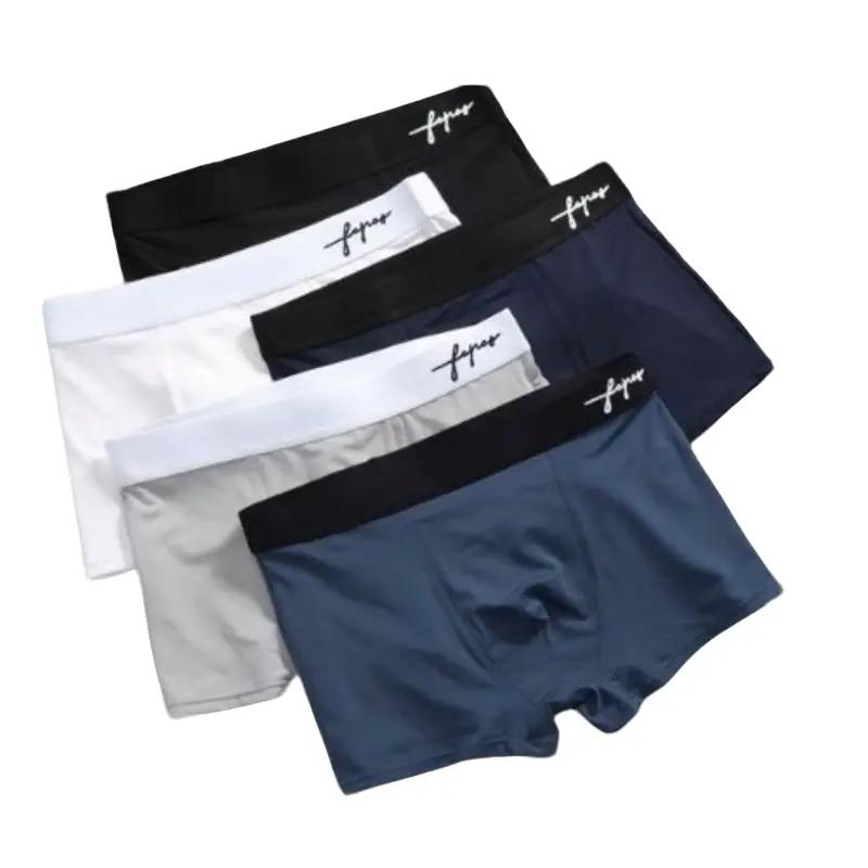 Combo 5 Quần Boxer nam thun lạnh mền mịn nhiều mẫu đẹp Menswear, Quần Sịp nam co giãn kháng khuẩn , che tên sản phẩm khi giao hàng Quần Lót