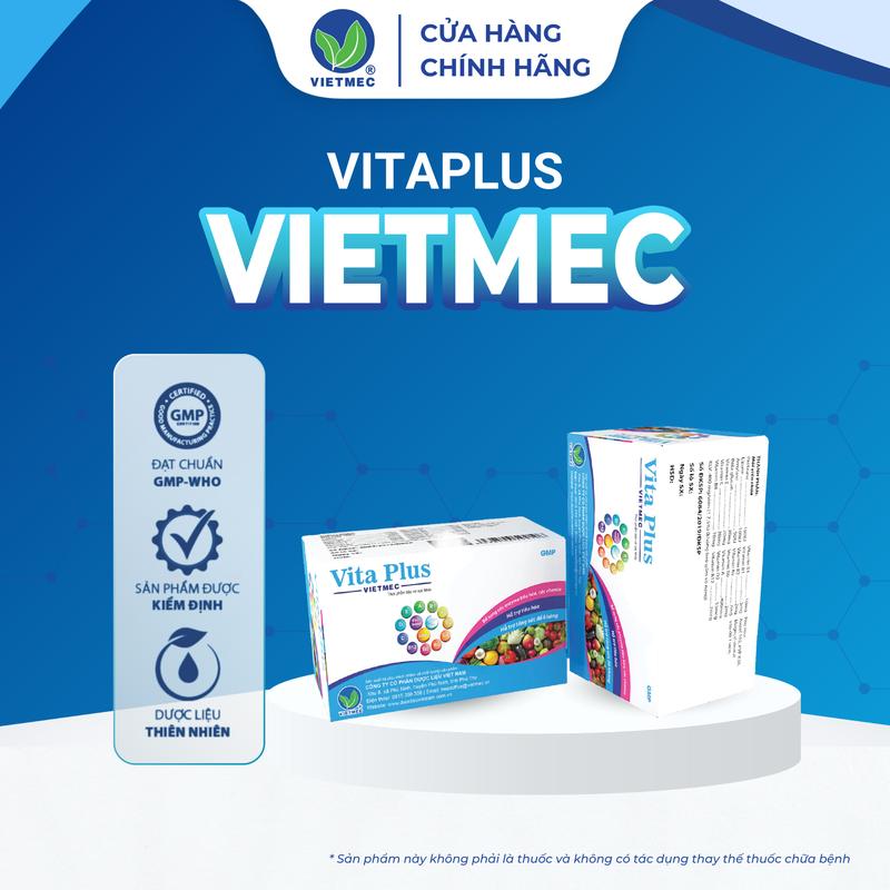 [CHÍNH HÃNG]  Vitaplus VIETMEC - Hỗ Trợ Ăn Ngon, Tăng Sức Đề Kháng (Hộp 60 Viên)