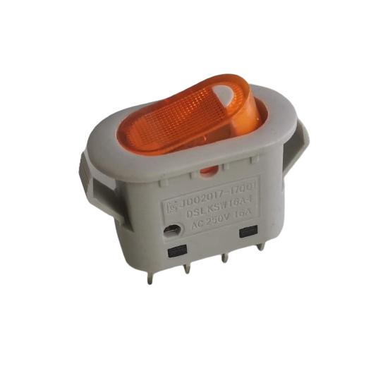 Promo Rocker Switch Saklar Bulat Oval 4kaki 16A On Off with LED - Kab ...