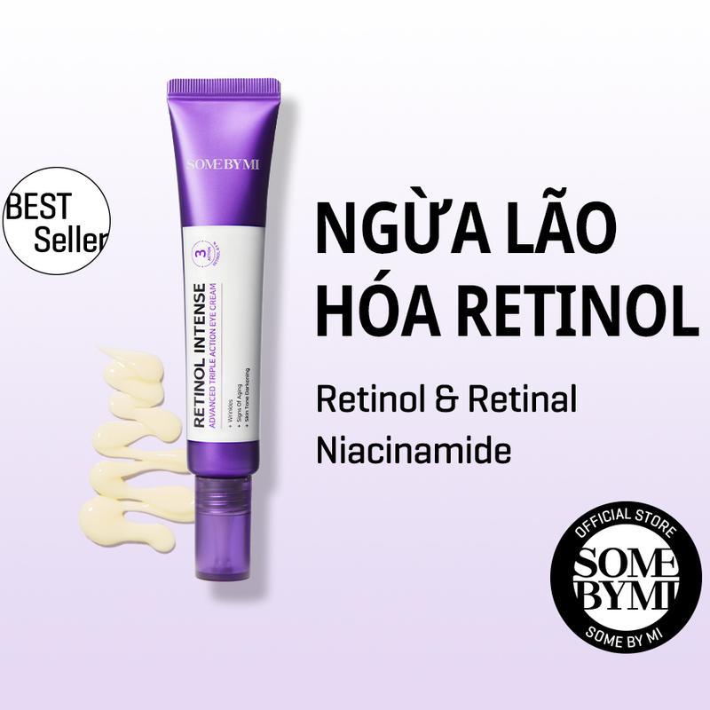 Product Introduction of Kem Mắt RETINOL Ngừa Lão Hóa Some By Mi Intensive Advanced Triple Action Eye Cream 30ml Nữ Dưỡng Mắt Women 6