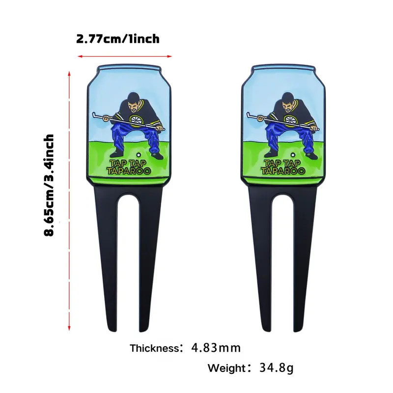 Funny Golf Divot Repair Tool, 4 Counts/set Golf Accessories for Men, Golf Enthusiast Gift, Great Gift for Golf Lovers 1