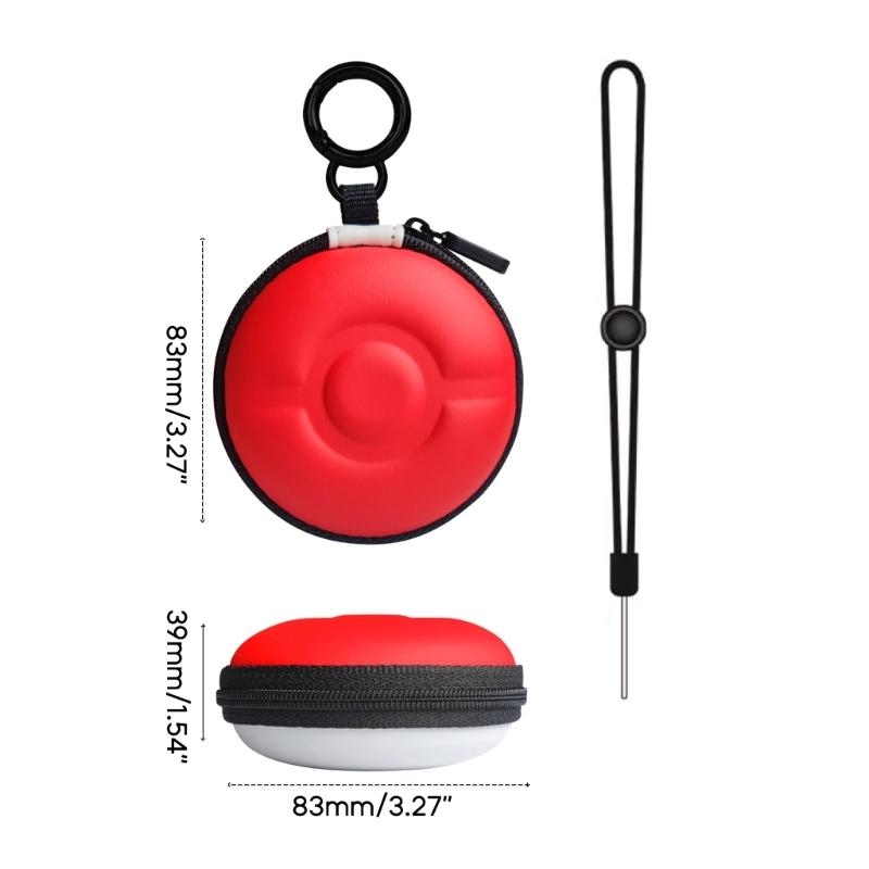 Xinyaa Portable Carrying Case for PokeBallPlus Controller Protective Travel Case Bag with Strap for PokémonGOPlus Durable 5