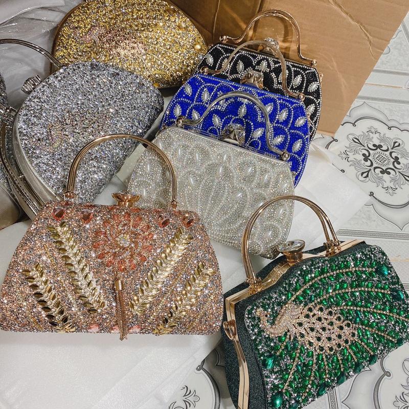 Đủ Mẫu Túi Xách Đi Làm Sui Tặng Mẹ Sang Trọng, Túi Đi Tiệc Đính Đá Lấp Lánh Sang Trọng Bag Nữ Kem Đinh Tim Da DT1 TDBS1 TDBS2 BS06 TBS01 BS04 BS03