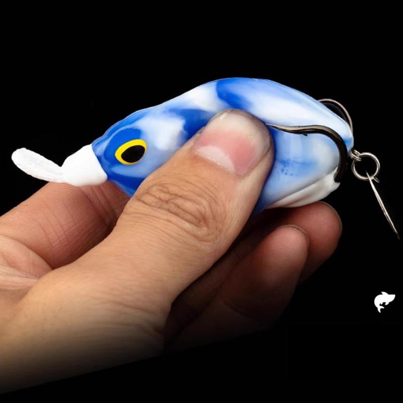 Product Introduction of 6.5Cm/15G Soft Frog Modified Lure Plastic Toad Lure Saltwater Floating Snakehead Hooks Baits 25