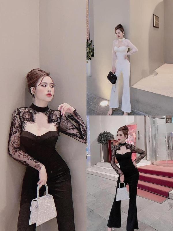 Bộ jum phối ren quần xuông vẩy Nữ Women 0