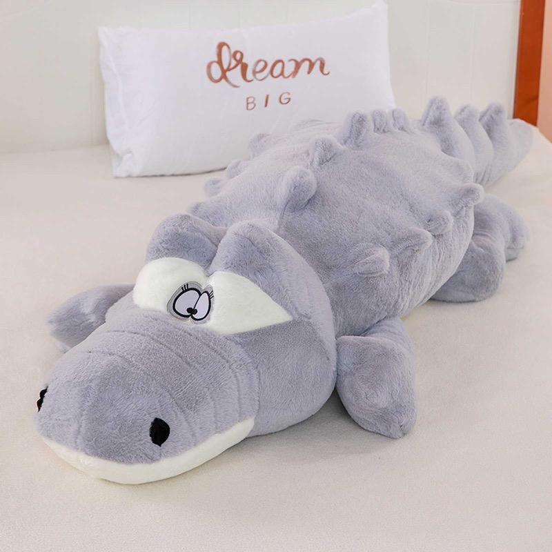 Gấu bông 1m2-1m6 hình cá sấu gai cá sấu lông Thú Bông Thú Nhồi Bông Đồ Chơi Thú Nhồi Bông Đồ Chơi